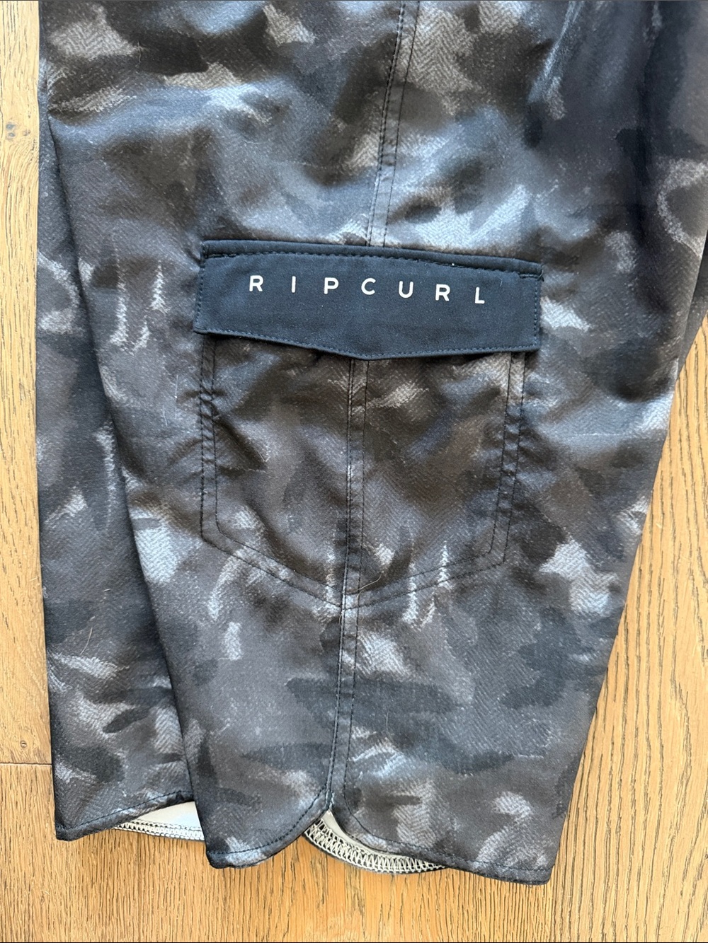 Rip Curl Men's Gray & Black Camo Board Shorts View 4